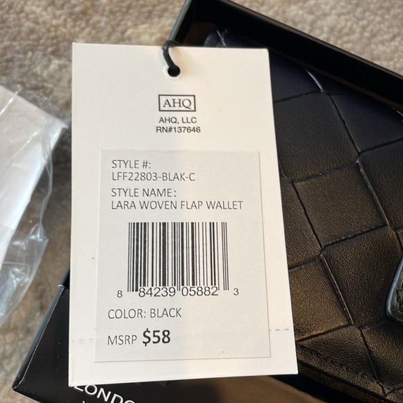 NWT London Fog 100th Anniversary Flap Clutch Wallet in box - Picture 3 of 3